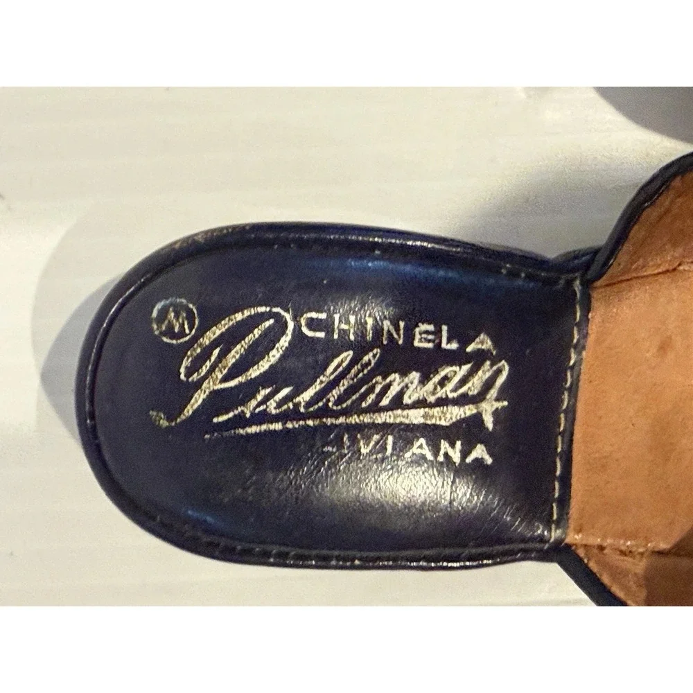 Vintage Childrens Chinela Liviana Pullman Train Sleeper Car Slippers House Shoes